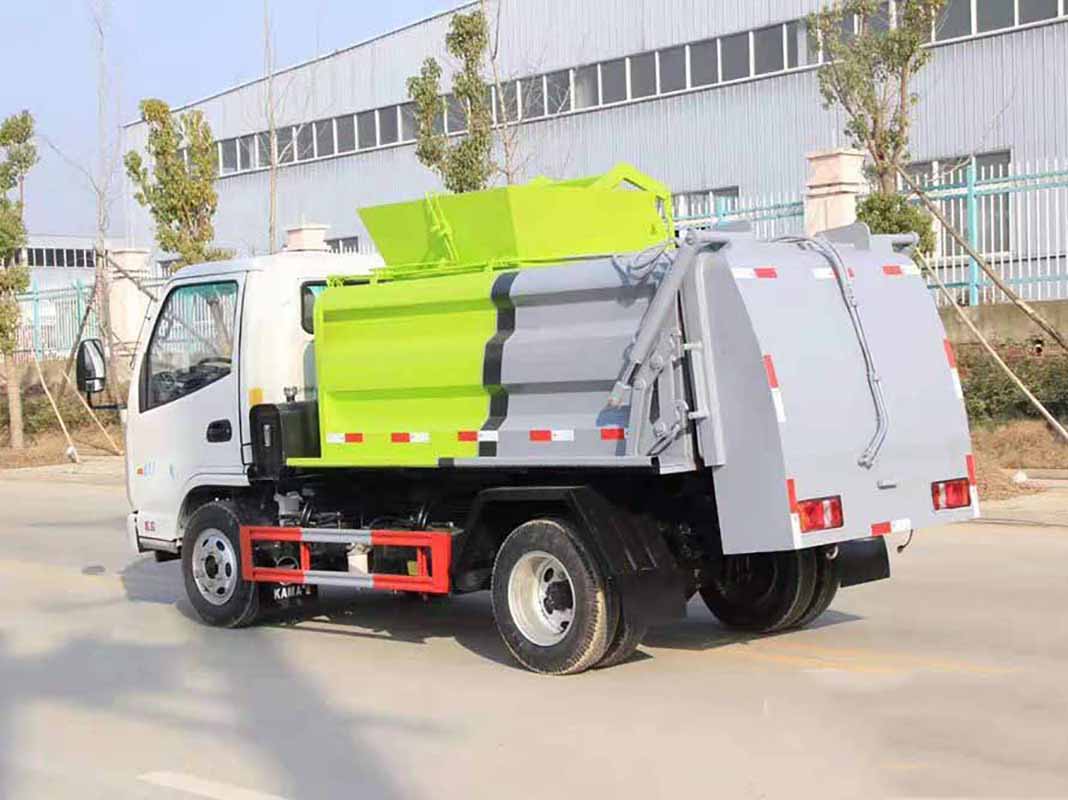 國六凱馬藍(lán)牌4方餐廚垃圾車